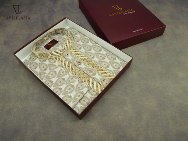 Luxurious Indian Digital print Fabric Panjabi PJDP- 1001 - Image 2